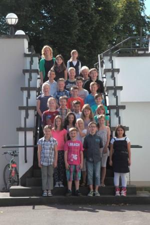 Klasse 5b mit Klassenlehrerin M. Dauter