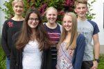 Ausgezeichnet in Englisch und Latein