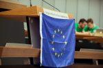 Geena Kurten bei der Simulation Europäisches Parlament